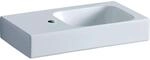 Keramag Waschtisch iCon xs, Ablagefl&auml;che links, 530x310mm wei&szlig;(alpin)