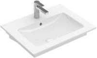 V&B Waschtisch VENTICELLO 41246501 m &Uuml;L, 650x500mm Weiss