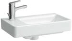 LAUFEN PRO S Handwaschbecken, Becken rechts, 1 Hahnloch, mit &Uuml;berlauf,...