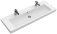 Villeroy & Boch Subway 2.0 M&ouml;belwaschtisch 130x47 2 Hahnloch mit &Uuml;berlauf...