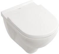 Villeroy & Boch Sp&uuml;lrandloses Wand-WC O.Novo mit WC-Sitz, 5660HR01, Tiefsp&uuml;ler