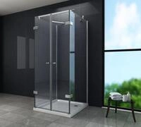 U-Duschkabine AVILO 90 x 90 x 195 cm ohne Duschtasse
