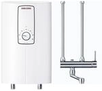 STIEBEL ELTRON elektronischer Kompakt-Durchlauferhitzer DCE 11/13 H + MEKD Armatur