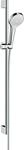 hansgrohe Croma Select S wassersparendes Duschset 0,90m, 3 Strahlarten Wei&szlig;/Chrom