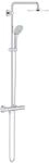 GROHE Euphoria 210, Duschsystem (Regendusche mit Thermostat und schwenkbarem