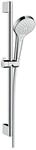 hansgrohe Croma Select S Duschset 0,65m, 3 Strahlarten, Wei&szlig;/Chrom