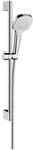 hansgrohe Croma Select E Duschset 0,65m, 3 Strahlarten, Wei&szlig;/Chrom