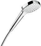 hansgrohe 26816400 Handbrause Croma Select E 1jet, wei&szlig;chrom