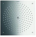 hansgrohe Raindance Air wassersparender Duschkopf, Kopfbrause Unterputz, Chrom, 1