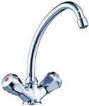 Ideal Standard B2163AA Niederdruck-Mischarmatur Ausladung 150 mm flexible Schl&auml;uche,