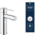 GROHE Essence, Waschtischarmatur, wassersparend (Wasserhahn f&uuml;r das Bad, 17cm hoch,