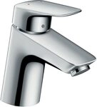 hansgrohe Waschtischarmatur Logis, Wasserhahn Bad mit Auslauf H&ouml;he 70 mm, mit