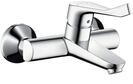 hansgrohe Wasserhahn Focus Care Aufputz Einhebel-Waschtischarmatur, Wandmontage,