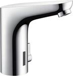 hansgrohe Wasserhahn Focus Elektronik-Waschtischarmatur, Auslauf H&ouml;he 130mm mit