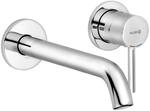 KLUDI BOZZ Unterputz-Waschtisch-Zweiloch-Wand-Einhandmischer, Ausladung 230mm,