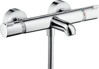 hansgrohe Ecostat - Wannenthermostat Aufputz, Wannenarmatur mit Sicherheitssperre