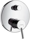 hansgrohe Talis S Unterputz Wannenarmatur, f&uuml;r 2 Funktionen, Chrom