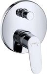hansgrohe Focus Unterputz Wannenarmatur, f&uuml;r 2 Funktionen, Chrom
