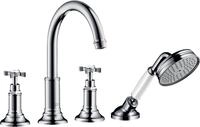 Hansgrohe 16544000 Axor Montreux 4-Loch Fliesenrand Armatur DN 15, chrom