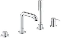 GROHE Essence, Badewannenarmatur, 4-Loch (Komplettset bestehend aus Armatur,