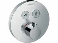hansgrohe ShowerSelect S Unterputz Thermostat, für 2 Funktionen, Chrom