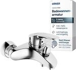 HANSA MIX Badewannenarmatur I Einhebelmischer mit Zugumsteller | Wassersparende