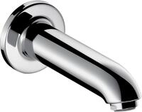 hansgrohe Wanneneinlauf, Komfort-Auslauf 147mm, Wandmontage, Chrom