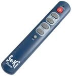 SeKi Slim blau lernf&auml;hige Universal-Fernbedienung mit gro&szlig;en Tasten - f&uuml;r Senioren