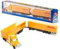 siku 1806, Road Train, Zugmaschine mit Auflieger und Anh&auml;nger, 1:87,