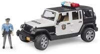bruder 02526 - Jeep Wrangler Unlimited Rubicon Polizei Fahrzeug mit Polizisten &