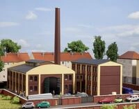 Auhagen 14475 - Fabrikgeb&auml;ude, Modelleisenbahn Zubeh&ouml;r