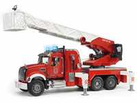 bruder 02821 - Mack Granite Feuerwehrleiterwagen mit Pumpe - 1:16...