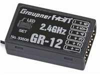 Graupner 33506 Empfänger GR-12 HoTT 2.4 GHz 6 Kanal