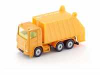 siku 0811, Müllwagen, Metall/Kunststoff, Orange, Spielzeugauto für Kinder,