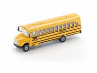 SIKU 3731, US-Schulbus, 1:55, Metall/Kunststoff, Gelb, Öffenbare Türen