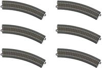 M&auml;rklin &ndash; 24130 - Gebogenes C-Gleis Radius 1 (Inhalt: 6X) &ndash; stabiles Modellgleis