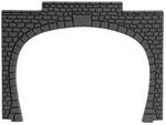 NOCH Tunnel-Portal mit Kunststoff f&uuml;r Modellbahn H0, 2-gleisig, 15,5 x 12,5 cm...