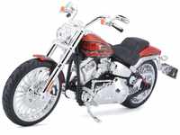 Maisto Harley-Davidson CVO Breakout 14: Motorradmodell 1:12, mit Lenkung, beweglichem