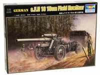 Trumpeter 02304 Modellbausatz German 15cm s.FH 18 Field Howitzer