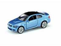 siku 1450, BMW M3 Coupé, Metall/Kunststoff, Blau, Spielzeugauto für Kinder,