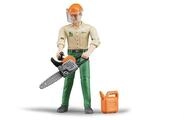 bruder 60030 - Forstarbeiter mit Zubeh&ouml;r - 1:16 Spielzeugfigur, bworld,