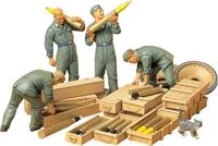 Tamiya 35188 1:35 Fig.-Set Panzer Ladetruppe (4), Modellbausatz,Plastikbausatz,