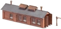 FALLER 222141 - Lokschuppen, 1-st&auml;ndig, Grau, Braun