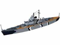 Revell Modellbausatz Schiff 1:1200 - Bismarck im Maßstab 1:1200, Level 4,