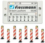 Viessmann 5040 - H0 Warnbaken, 8 St&uuml;ck