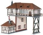 FALLER Reiterstellwerk Modellbausatz mit 133 Einzelteilen 179 x 168 x 160 mm I