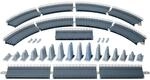 FALLER Auf- und Abfahrt kpl. Modellbausatz mit 123 Einzelteilen R=360 mm, 30&deg; I