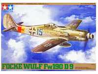 Tamiya 300061041-1:48 WWII Deutsche Focke Wulf Fw190 D-9