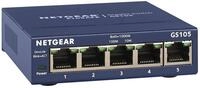 NETGEAR GS105GE LAN Switch 5 Port Netzwerk Switch (Plug-and-Play Gigabit Switch LAN