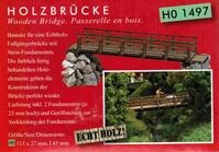 BUSCH 1497 - Holzbr&uuml;cke